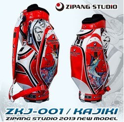 ZIPANG STUDIO ジパングスタジオ 琉球ごるふ キャディバッグ ZIPANG STUDIO ジパングスタジオ 琉球ごるふ キャディバッグ